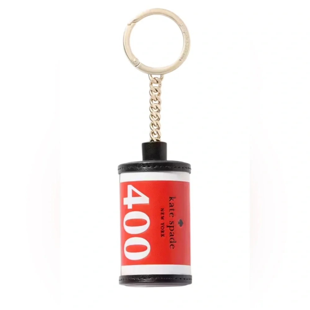 Kate Spade New Picture This Film Roll Leather Bag Charm Fob